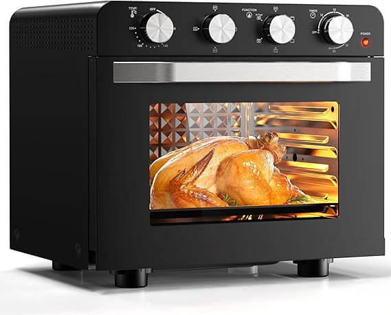 Karinear 36L 6-in-1 Hot Air Fryer with Rotary Knob Control