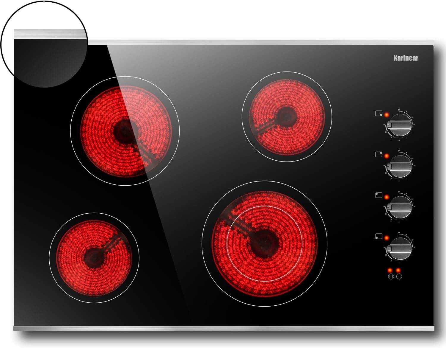 30 Inch Electric Cooktop