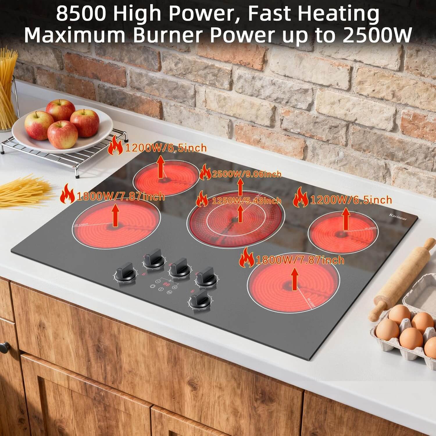 Electric Cooktop 30 Inch