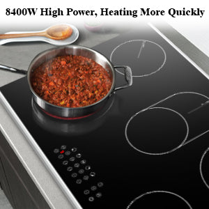 8400W Electric Cooktop 5 Burner