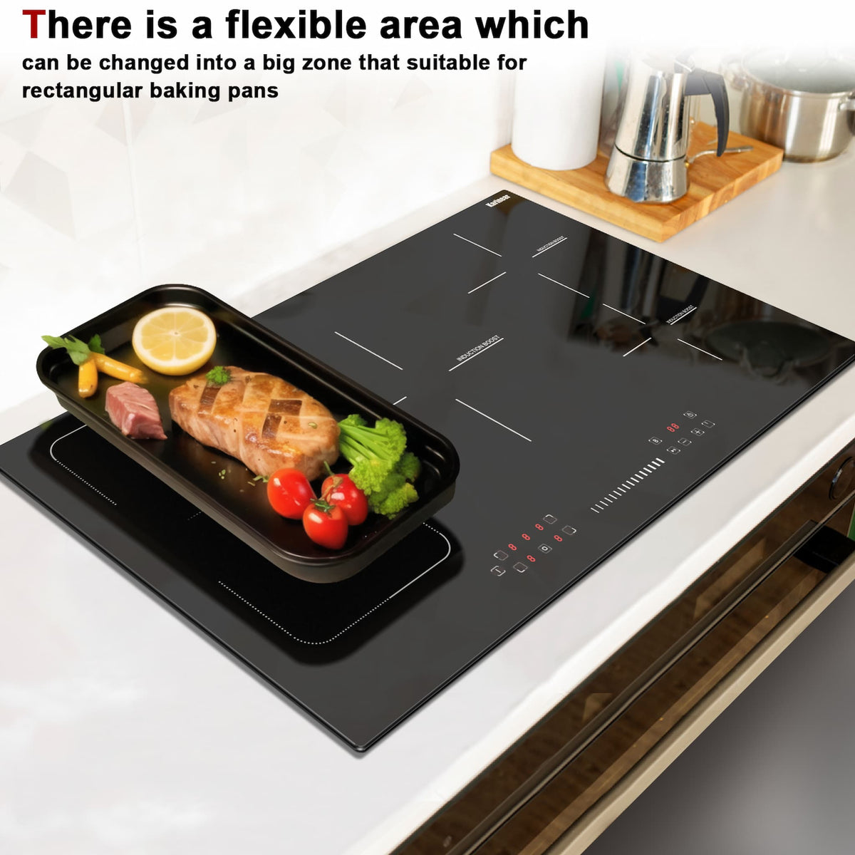 Karinear 36 Inch 5 Burner Built-in Induction Cooktop