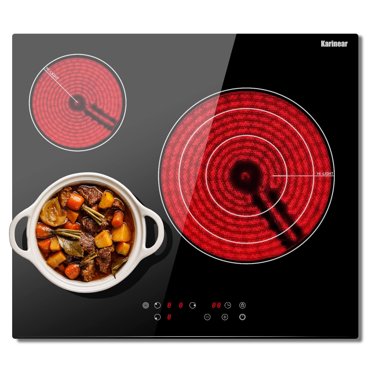 3 Burner Electric Cooktop