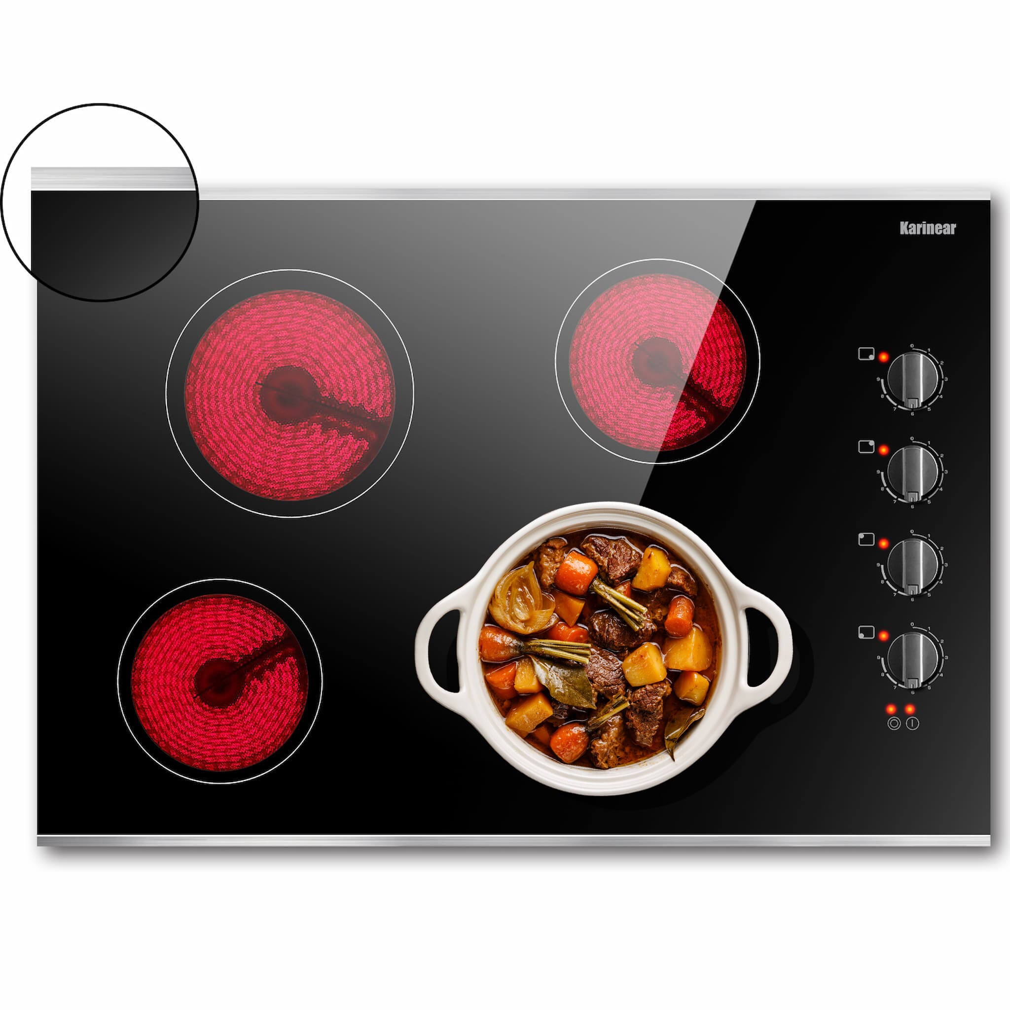  30 Inch electric cooktop