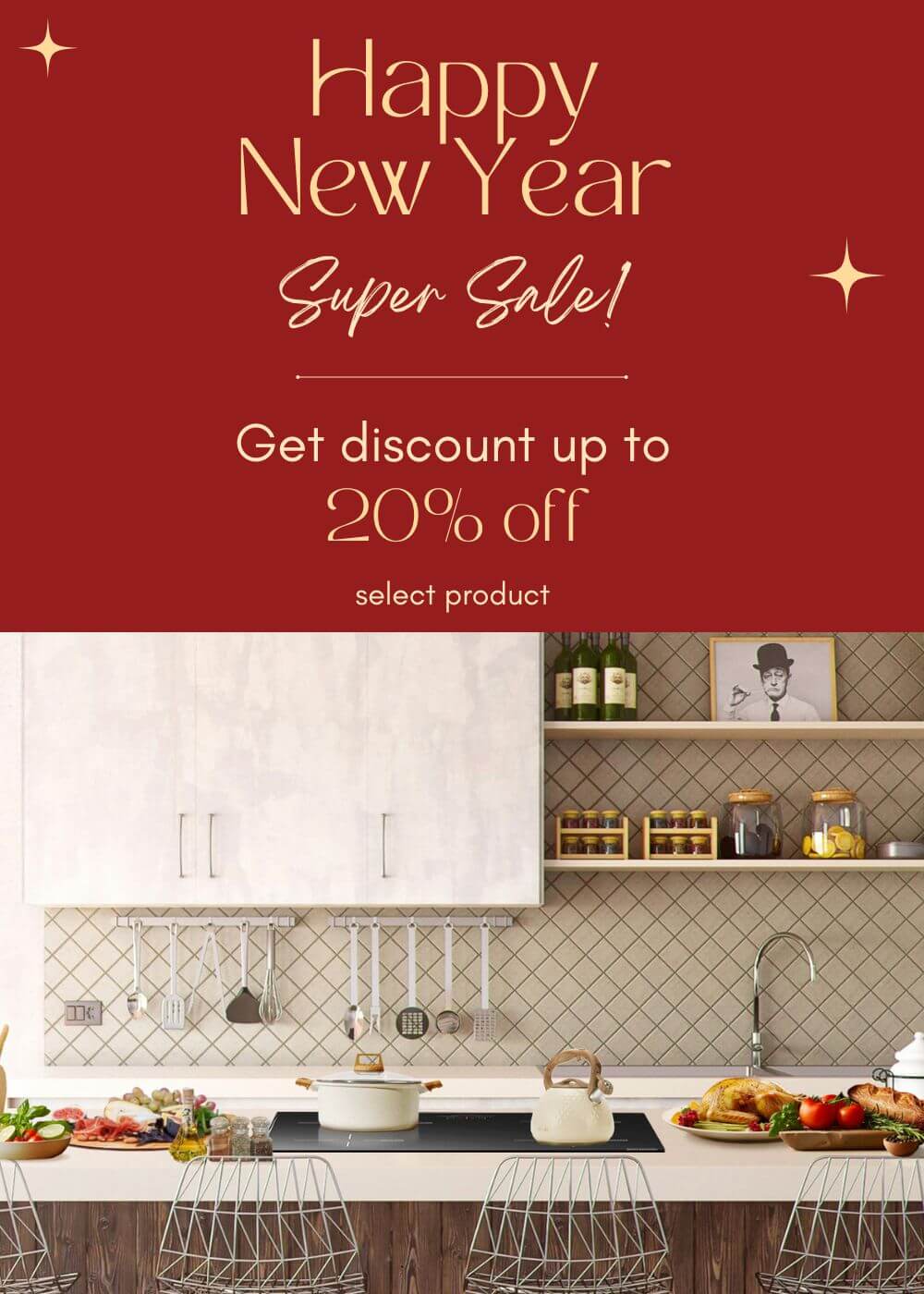 New Year sale 20%off 