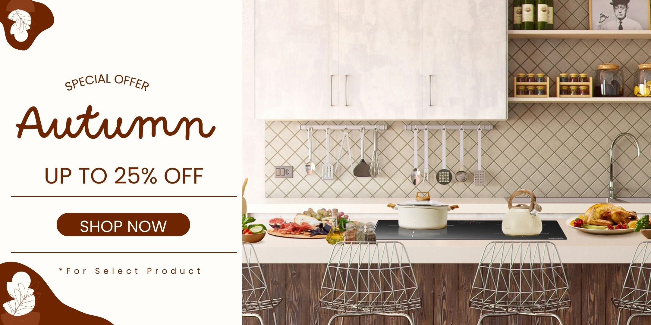 25%off for electric cooktop