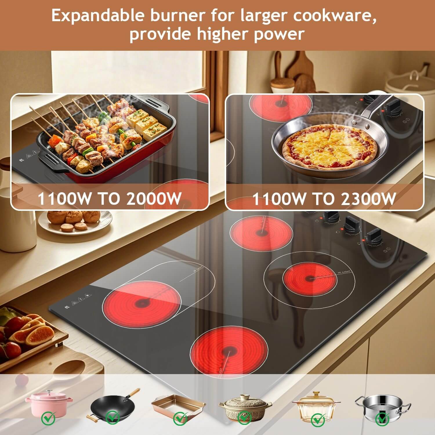 Radiant Ceramic Cooktop