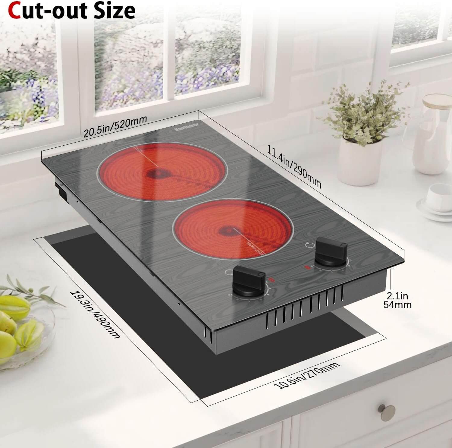 Countertop Electric Cooktop