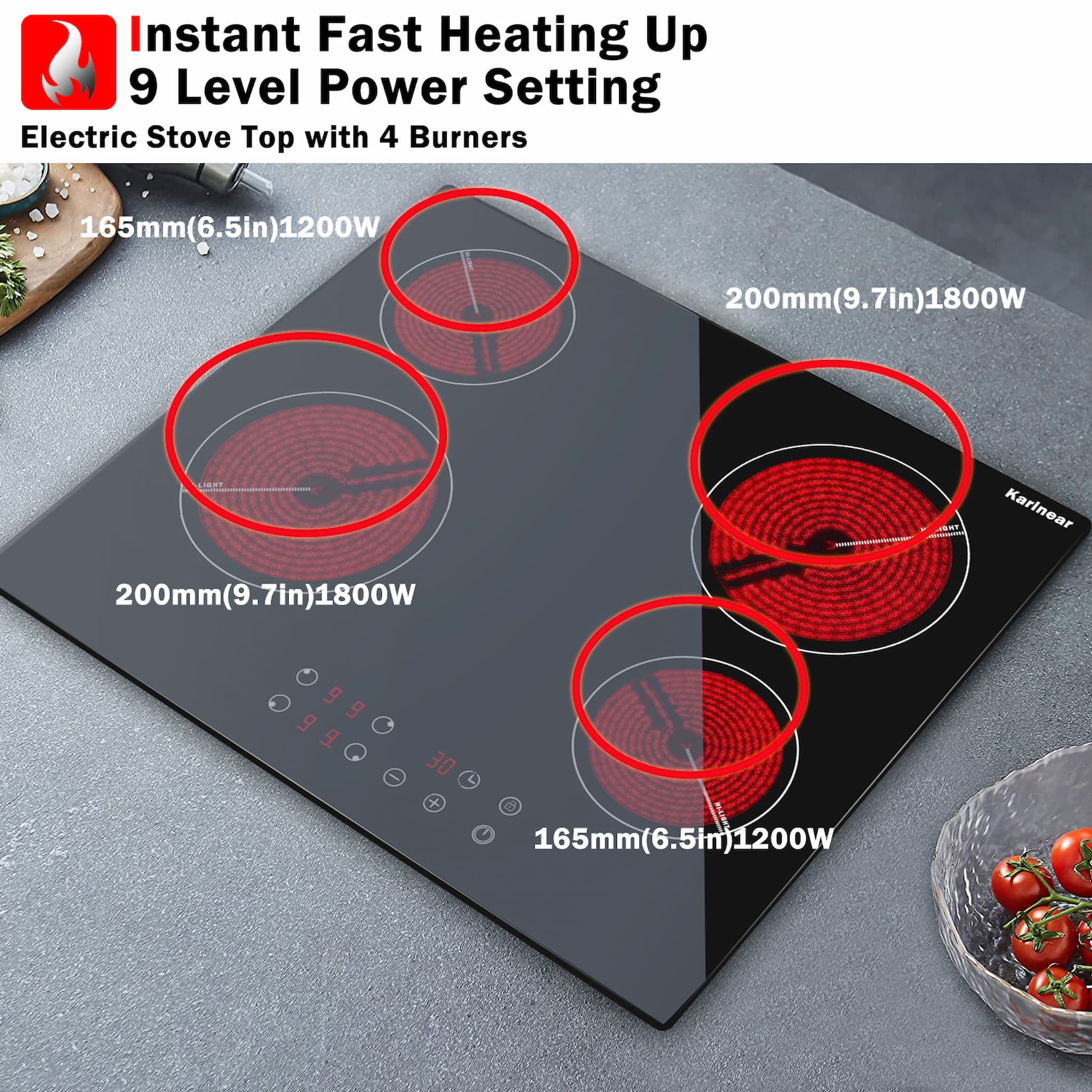Premium Yet Affordable 30 Inch Induction Cooktop, Electric Cooktop