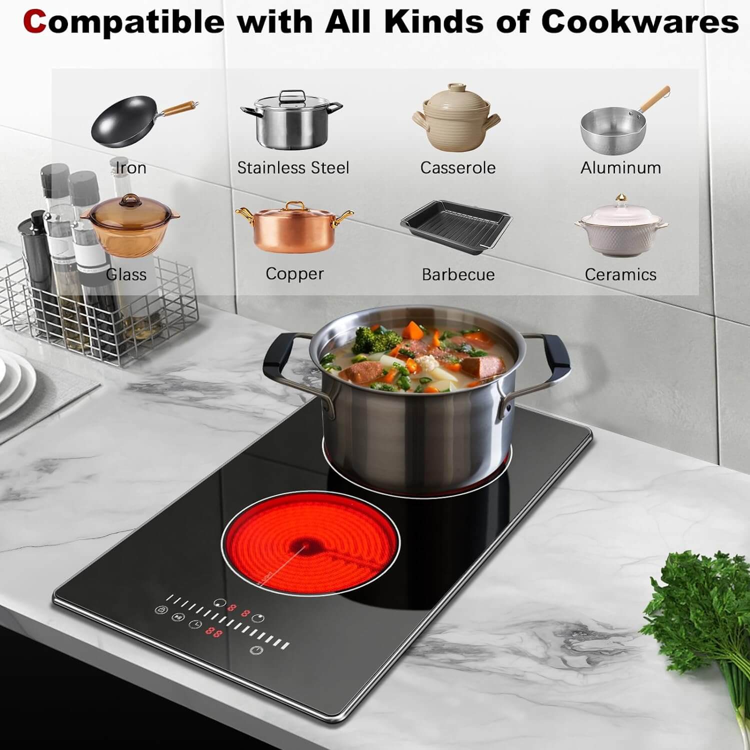 Copper deals electric stove