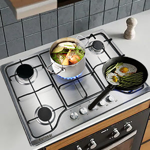 This 30'' propane cooktop is built-in design, compact shape