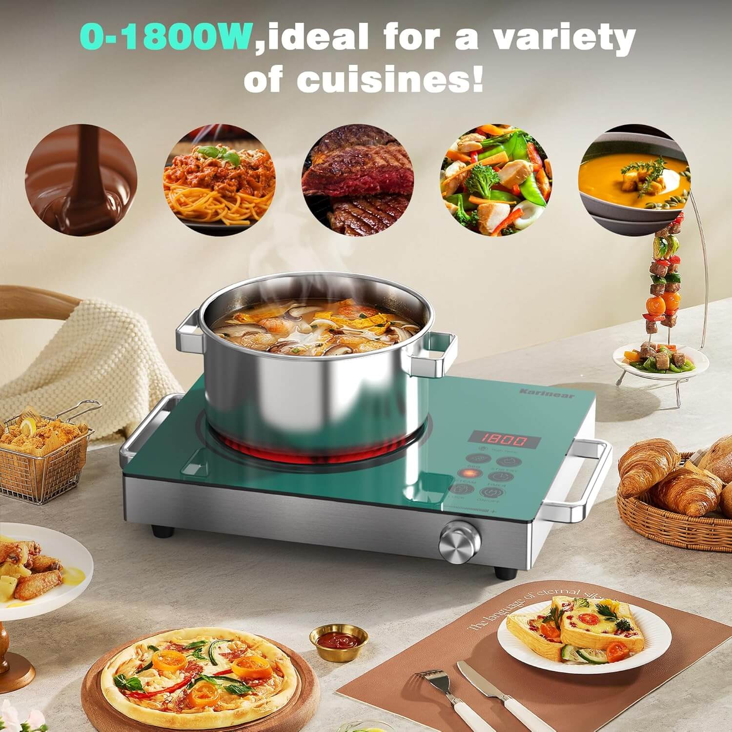 Portable electric stove