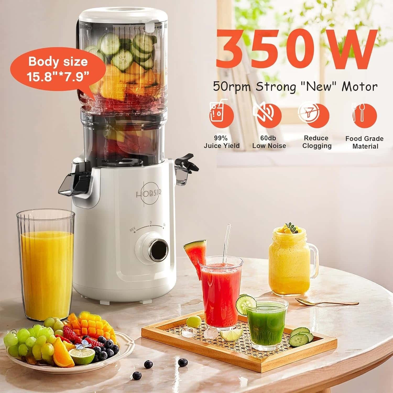 Slow juicer